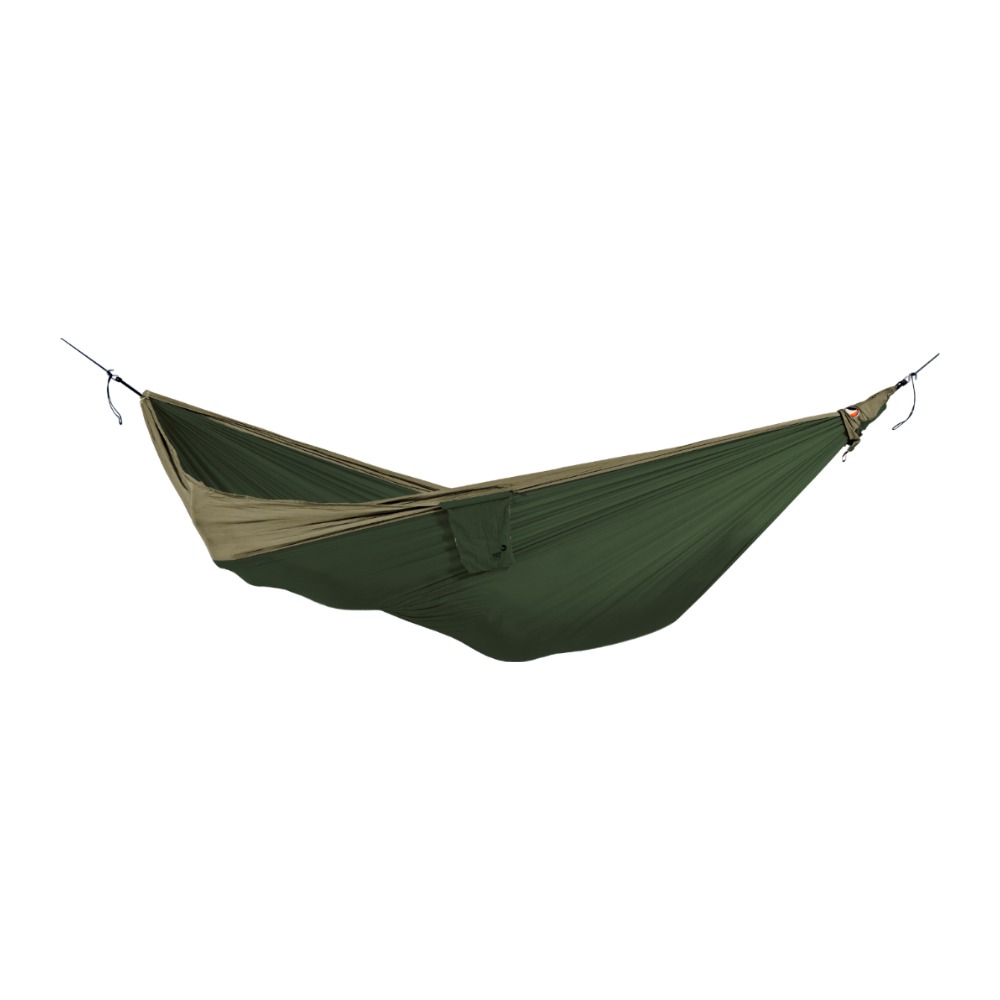 Ticket To The Moon King Size Hammock Hængekøje til to - Army Green / Brown