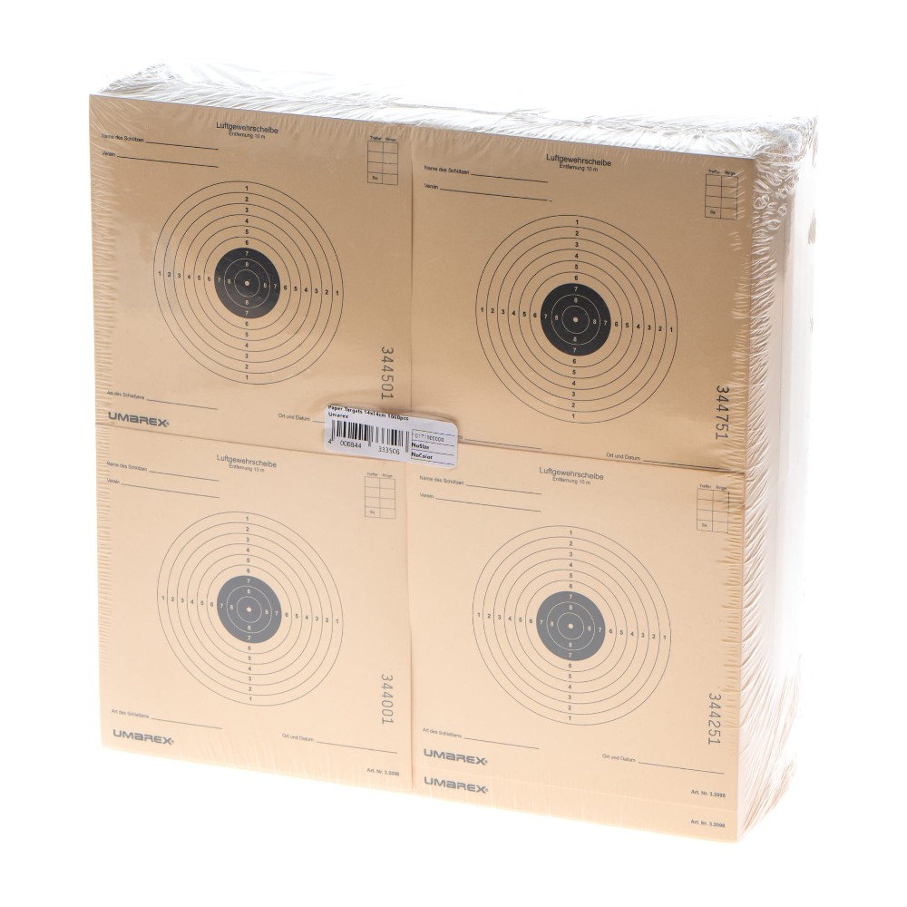 Umarex Paper Targets 1000 stk Skydeskiver - 17 x 17 cm