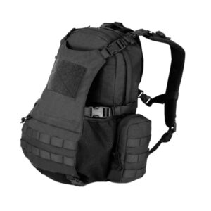 Warrior Large Helmet Cargo Pack 28L rygsæk i Black set skråt forfra