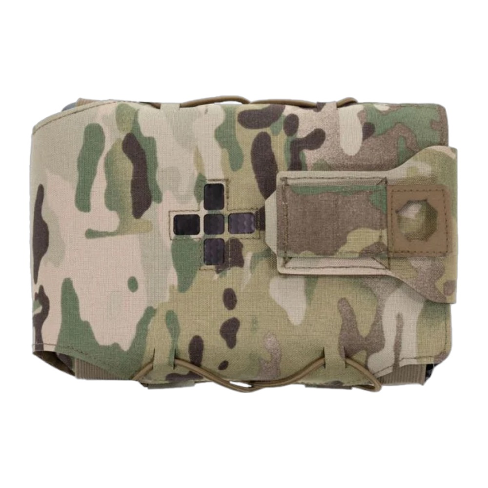 Warrior Laser Cut Large Horizontal IFAK Pouch MultiCam