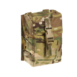 Warrior Medium General Utility Pouch i MultiCam set forfra med lukket låg og ITW-spænde