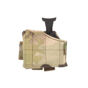 Warrior Universal Pistol Holster venstrehånd i MultiCam set forfra